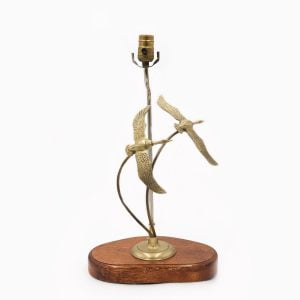 Iron Gold Bird Lamp